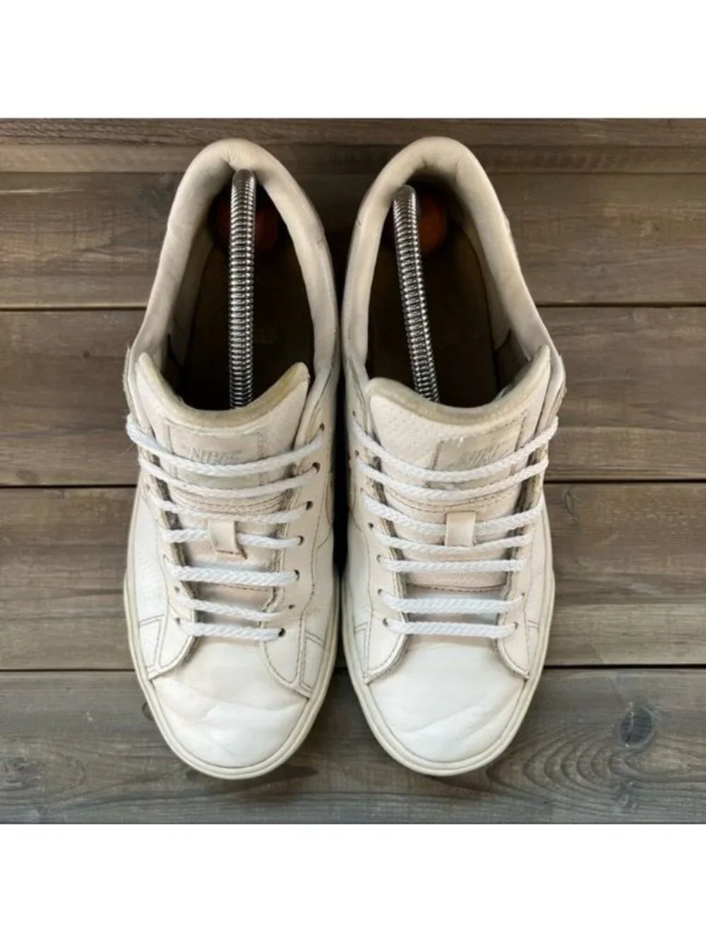 NIKE Sweet Classic Women's White Leather Sneaker Sz 7.5 (354496-110) - Picture 3 of 11